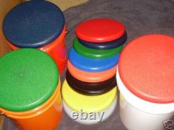 100-COLORED PLASTIC BUCKET LIDS -Fit 5/6 Plastic pail-Domed Lids Heavy Duty