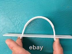 100 Heavy Duty 6.75 Cardboard Box Handles Plastic Carry 45 lbs White with Backers