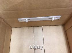 100 Heavy Duty 6.75 Cardboard Box Handles Plastic Carry 45 lbs White with Backers