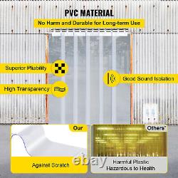 164 FT Heavy Duty Commercial PVC Plastic Strip Curtain Freezer Room Door Strip