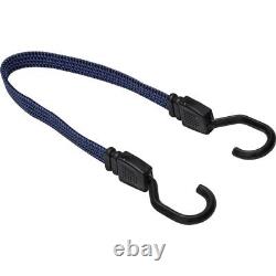 20 Heavy Duty Flat Bungee Cord-Tie Down with Plastic Coded Hooks 1 to 48 Bungees