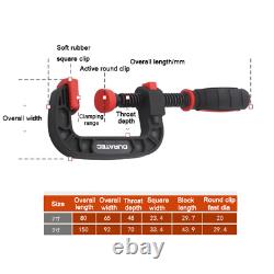 2/3 inch G-Clamp Heavy Duty Plastic Fixing Clamp Woodworking Clamp Welding Tools