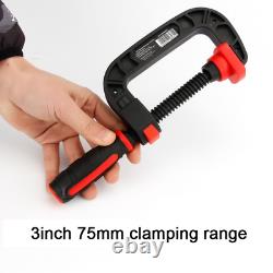 2/3 inch G-Clamp Heavy Duty Plastic Fixing Clamp Woodworking Clamp Welding Tools