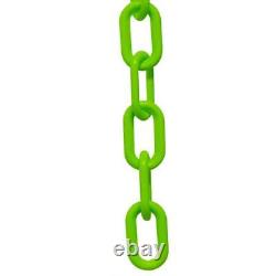 2 in. X 100 ft. Heavy-Duty Safety Plastic Chain in Green