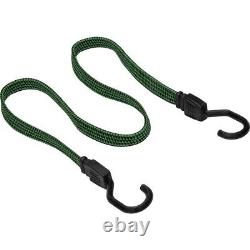 36 Heavy Duty Flat Bungee Cord-Tie Down with Plastic Coded Hooks 1 to 48 Bungees