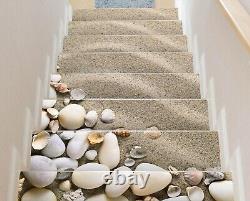 3D Beach Pebbles E64 Stair Risers Decoration Photo Mural Vinyl Decal Wallpaper E