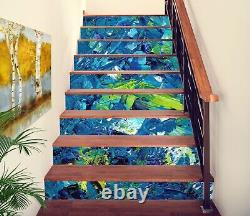 3D Blue Feeling 8625 Stair Risers Decoration Photo Mural Decal Wallpaper Rom