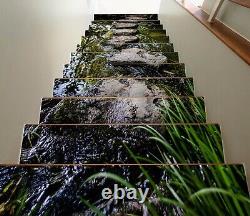 3D Creek Stones E081 Stair Risers Decoration Photo Mural Vinyl Decal Wallpaper E