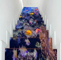 3D Dreamy Fish U887 Stair Risers Decoration Photo Mural Decal Wallpaper Romy