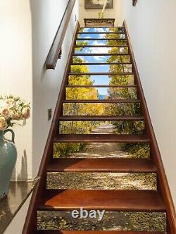 3D Forest Walk 8547 Stair Risers Decoration Photo Mural Decal Wallpaper Rom