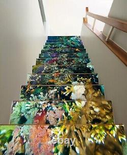 3D Ocean World E110 Stair Risers Decoration Photo Mural Vinyl Decal Wallpaper E