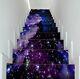 3D Purple Clouds J05 Stair Risers Decoration Photo Mural Vinyl Decal Wallpaper E