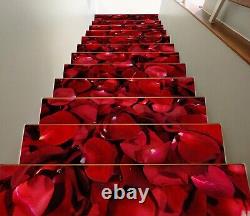 3D Rose Petals E020 Stair Risers Decoration Photo Mural Vinyl Decal Wallpaper E