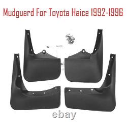 4pcs Heavy Duty Molded Splash Mud Flaps Guards Fenders For Toyota Haice 1992-96