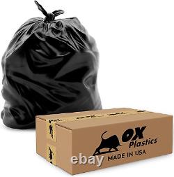 55 Gallon, 2 MIL Thick, Large Contractor Heavy Duty Bags, Extra Large Trash Can