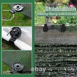 6XShade Cloth Heavy Duty Lock Grip Plastic Clips Greenhouse Shade Cloth8458