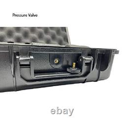 6 Slot Watch Pre-Cut Box Travel Case Heavy Duty Plastic Impact Resistant
