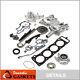 85-95 Toyota 2.4L Heavy Duty Timing Chain w Cover Water Oil Pump Head Gasket 22R