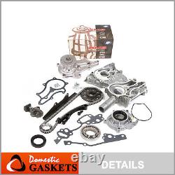 85-95 Toyota 2.4L Heavy Duty Timing Chain with Cover GMB Water Pump Oil Pump 22R
