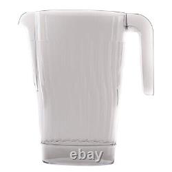 Beverage Pitcher Heavy Duty Plastic Disposable Reusable BPA Free 50 Oz