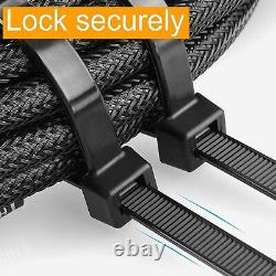 Cable Tie UV Resistant 100-1000pcs 8'' Zip Ties Heavy Duty Nylon Wire Wrap