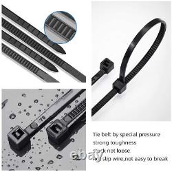 Cable Tie UV Resistant 100-1000pcs 8'' Zip Ties Heavy Duty Nylon Wire Wrap
