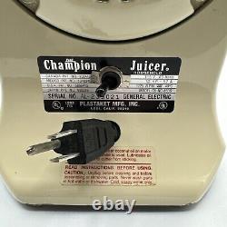 Champion Juicer G5-NG-853S Off-White The World's Finest Model Heavy Duty WORKS