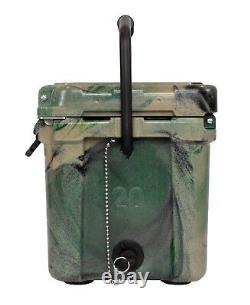 Frosted Frog Olive Camo 20 Quart Cooler Heavy Duty Ice Chest