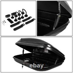 HEAVY DUTY ABS VEHICLE ROOF TOP STORAGE BOX CARGO LUGGAGE CARRIER With LOCK & KEY
