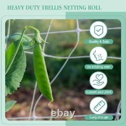 Heavy Duty Trellis Netting Roll 4ft x 4920ft Plastic Plant Trellis Net Garden