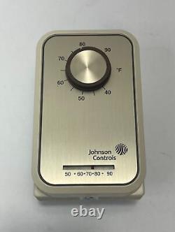 Johnson Controls Line Voltage Thermostat Heavy Duty 40-90F T26T-3C
