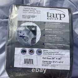 Kotap 24x 30Ft. Ultra Heavy-Duty Protection/Coverage Tarp Superior Weave