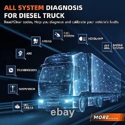 Obd Diesel Heavy Duty Truck Scanner Diagnostic Tool Full System Obd2 Code Reader