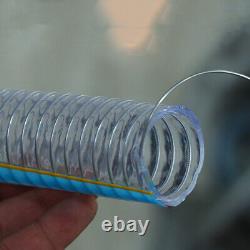 PVC Heavy Duty Braided Steel Wire Water Hose Plastic Pipe Hydrophonics Tubing
