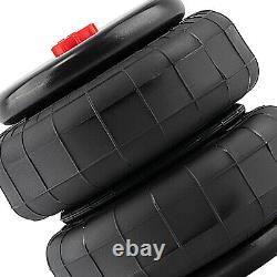 Pair Air Suspension Sping Bag Double Bellow Standard 2500 lbs for Ford F150 F250