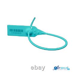 Plastic Seal Pull-Tight HD 19 Long, 1000 Pcs, Elegant Green Color, Heavy Duty