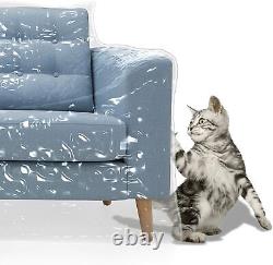 Plastic Sofa Couch Cover Pets Cat Furniture Protector Heavy Duty Thick Clear
