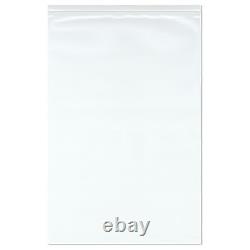 Plymor Heavy Duty Plastic Reclosable Zipper Bags, 4 Mil, 16 x 24 (Case of 500)