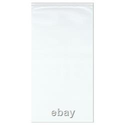Plymor Heavy Duty Plastic Reclosable Zipper Bags, 4 Mil, 16 x 30 (Case of 250)