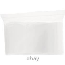 Plymor Heavy Duty Plastic Reclosable Zipper Bags, 4 Mil, 5 x 7 (Case of 2,000)
