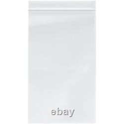 Plymor Heavy Duty Plastic Reclosable Zipper Bags, 4 Mil, 6 x 10 (Case of 1000)