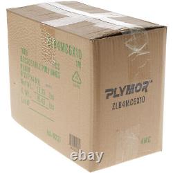 Plymor Heavy Duty Plastic Reclosable Zipper Bags, 4 Mil, 6 x 10 (Case of 1000)