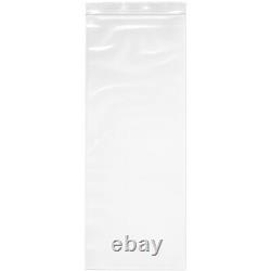 Plymor Heavy Duty Plastic Reclosable Zipper Bags, 4 Mil, 6 x 15 (Pack of 500)
