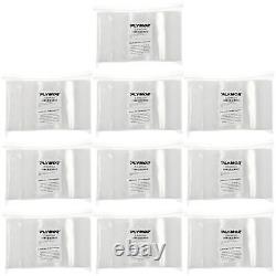Plymor Heavy Duty Plastic Reclosable Zipper Bags, 4 Mil, 6 x 9 (Case of 1000)