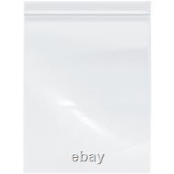 Plymor Heavy Duty Plastic Reclosable Zipper Bags, 4 Mil, 8 x 10 (Case of 1000)
