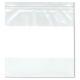 Plymor Heavy Duty Plastic Zipper Bags White Block 4 Mil 10 x 10 (Case of 1000)