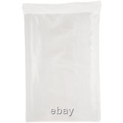 Plymor Heavy Duty Plastic Zipper Bags with White Block 4 Mil, 20 x 24 (250 Pack)