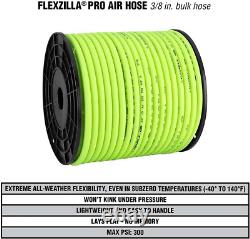 Pro Air Hose, Bulk Plastic Spool, 3/8 In. X 250 Ft, Heavy Duty, Lightweight, Hyb