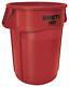 Rubbermaid Commercial Products BRUTE Heavy-Duty Round Trash/Garbage Can with