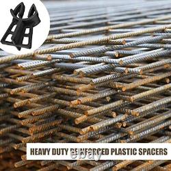 Snap Rebar Chairs Plastic Heavy Duty Plastic Spacer, Fits Bar Sizes 3-5, 500